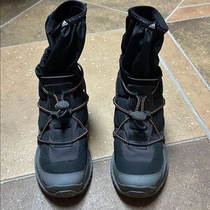 Adidas by Stella McCartney Black and Gray Outdoor Boots